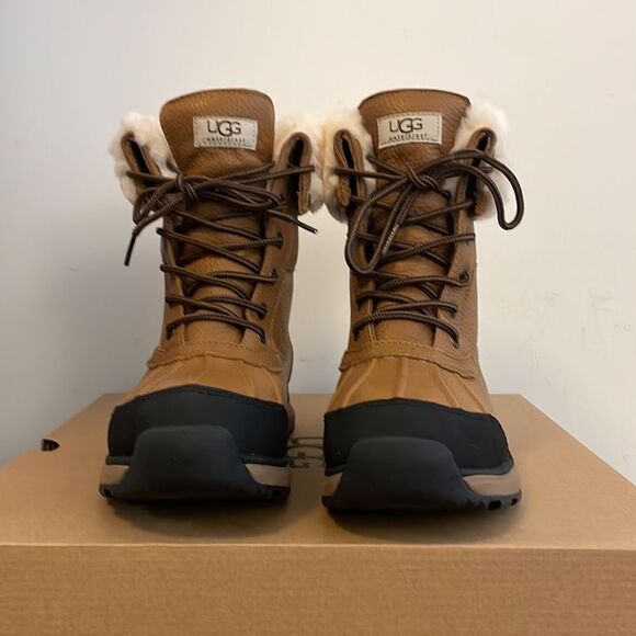UGG Adirondack III Boots Chestnut USA Women Size 6/UK 4/EU 37 - Picture 6 of 14
